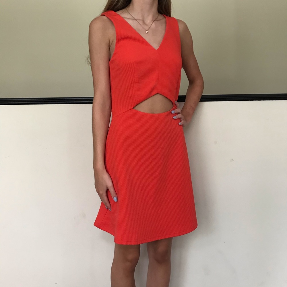 SUGARLIPS Fit & Flare Dress with Cutouts / S